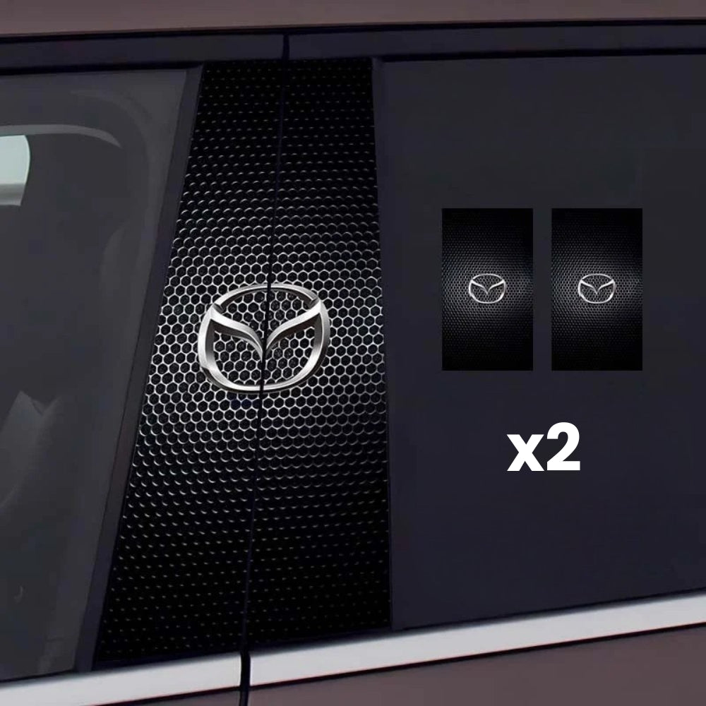2x Car window stickers with logo