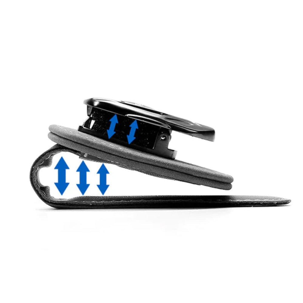 Mokkanahkainen monikäyttöinen silmälasiklipsi auton logolla varustettuna