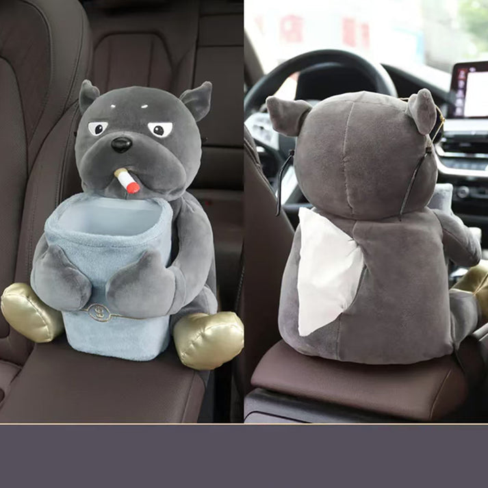 2-in-1 Animated Storage Box for Car Armrest