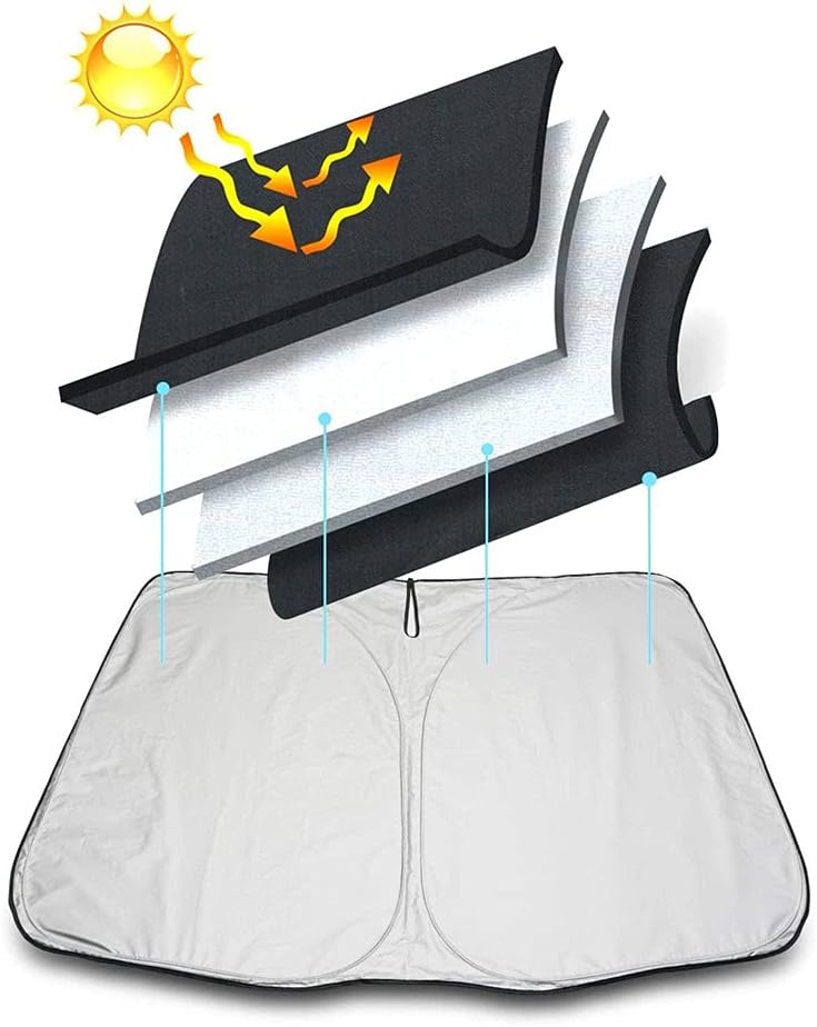 Összecsukható autó napellenző logóval